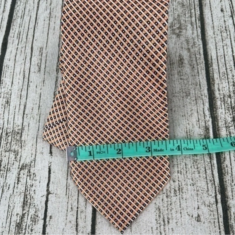 Bergamo New York orange & blue Tie
